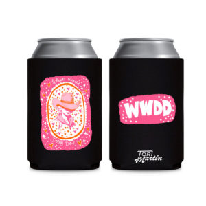 Black WWDD Coozie