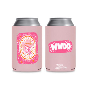 Pink WWDD Koozie